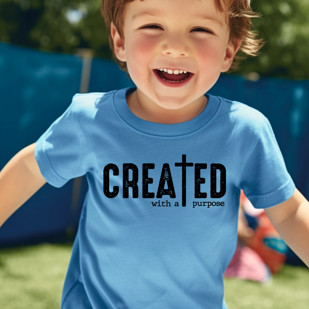 Created with A Purpose Kids Tee