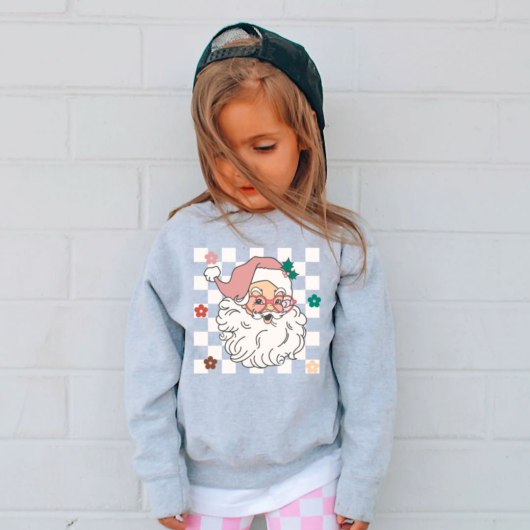 Girls Santa Christmas Saeatshirt