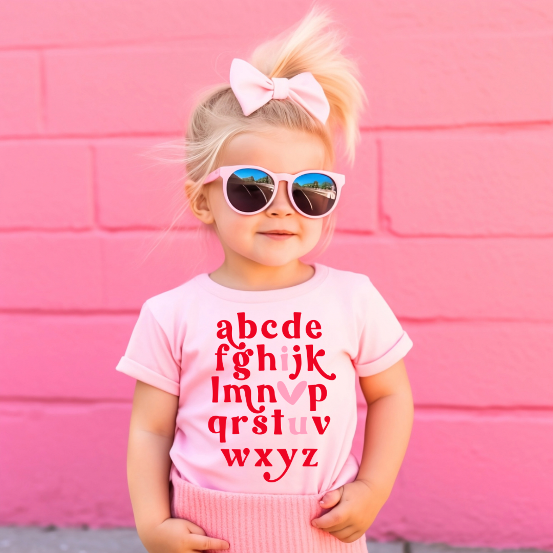 ABCD I Love You Valentines Day Shirt