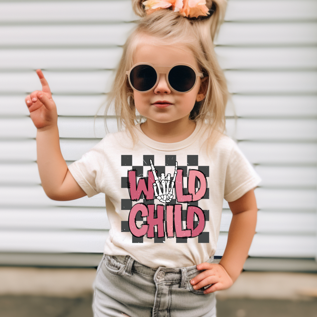 Wild Child Tee - Natural, Kids