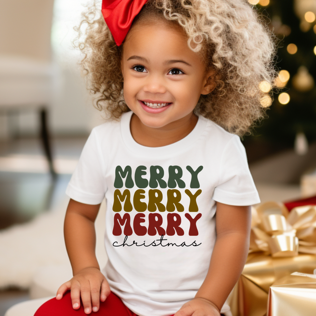 Merry Christmas Shirt - Kids