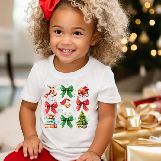 Coquette Bow Christmas Shirt