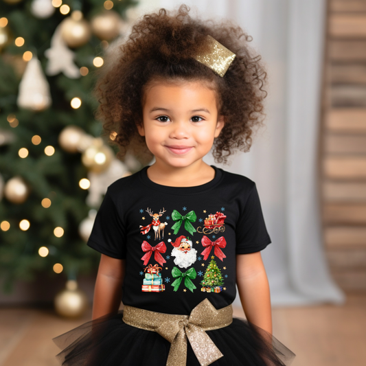 Coquette Bow Christmas Shirt