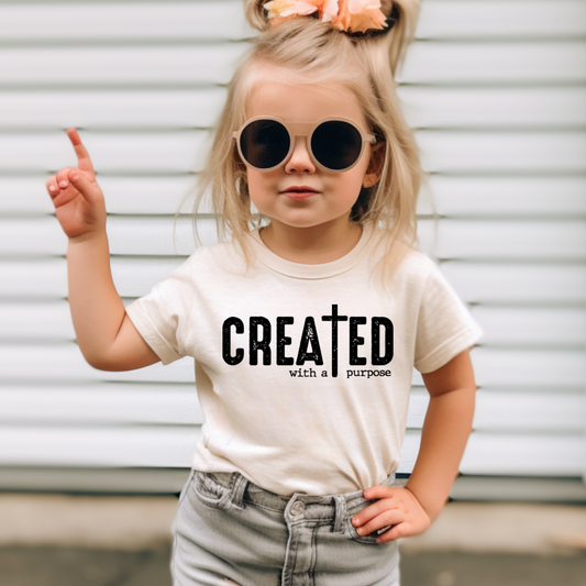 Created with A Purpose Kids Tee