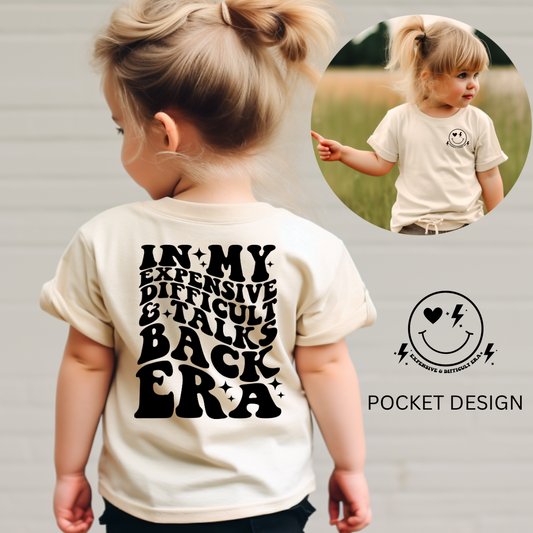 In My Expensive Difficult and Talks Back Era Tee - Kids