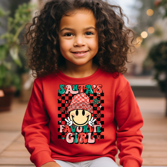Santa’s Favorite Girl Sweatshirt