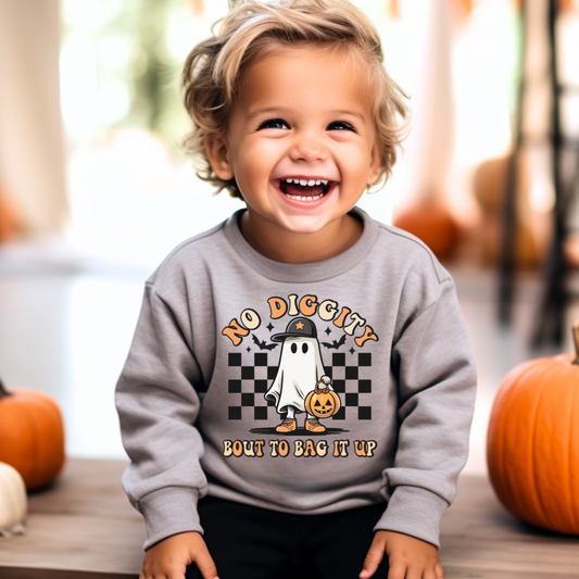 No Diggity Bout To Bag It Up Halloween Sweatshirt