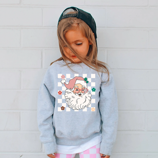Girls Santa Sweatshirt