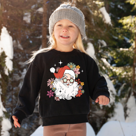 Girls Santa Sweatshirt