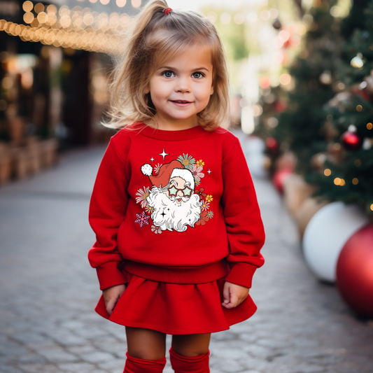 Retro Santa Christmas Sweatshirt