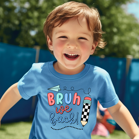 Bruh We Back - Back to School Tee Boys
