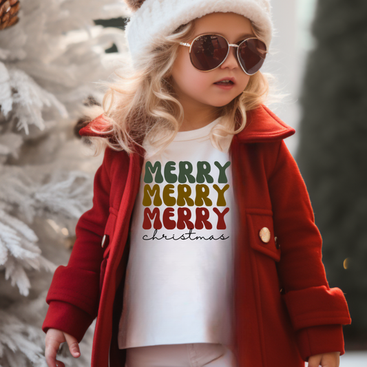 Merry Christmas Shirt - Kids