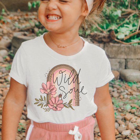 Wild Soul Kids Graphic Tee - Natural